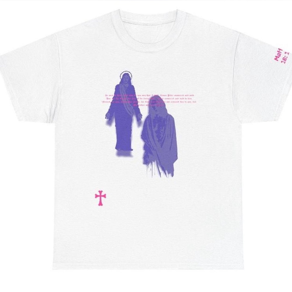 Christian Crewneck Short
Sleeve, Jesus Merch Faith Based Shirt, For Men Women